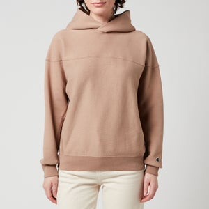 Champion Women's Hooded Sweatshirt - Brown