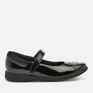 Clarks Kids' Etch Beam School Shoes - Black Patent