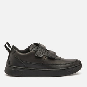 Clarks Vibrant Glow Kids' School Shoes - Black Leather