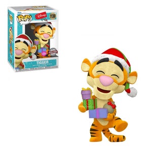 Disney Winnie the Pooh Holiday Tigger Flocked EXC Funko Pop! Vinyl