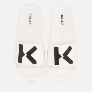 Kenzo Kids' K Logo Sliders - White