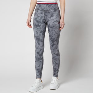 Tommy Sport Women's Rw Aop Leggings - Dark Ash Wash