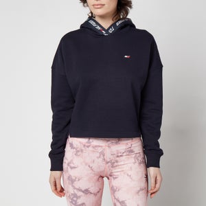 Tommy Sport Women's Regular Tape Hoodie - Desert Sky