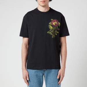 KENZO Men's Floral Graphic T-Shirt - Black