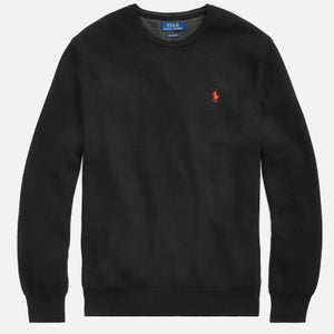 Polo Ralph Lauren Men's Pima Cotton Crewneck Jumper - Polo Black