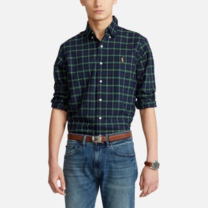 Polo Ralph Lauren Men's Slim Fit Oxford Shirt - Navy/Green