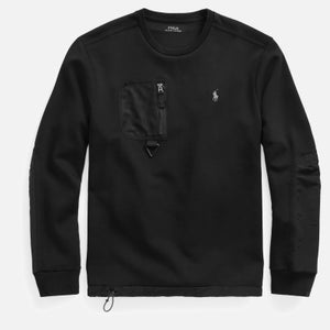 Polo Ralph Lauren Men's Double Knit Chest Pocket Sweatshirt - Polo Black
