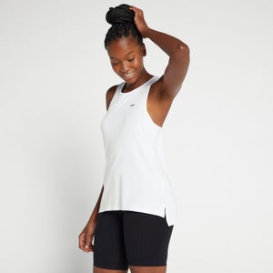 MP dámské tričko bez rukávů s vykrojenými zády – bílé