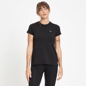  MP dámské tričko s krátkým rukávem Composure Longline – černé