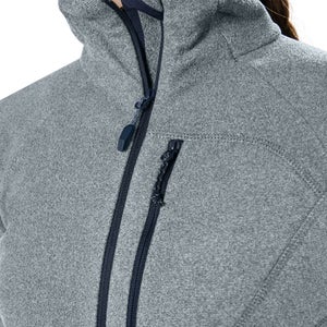 Women's Spectrum Micro Fleece Half Zip 2.0 - Light Grey