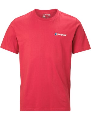 Men's Front & Back Logo T Shirt - Red