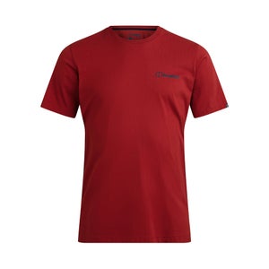 Men's Colour Logo Short Sleeve T-Shirt - Red