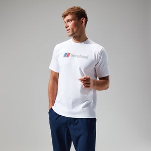 Men's Organic Big Classic Logo Tee - White