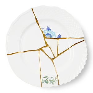 Seletti Kintsugi Dinner Plate - Blue