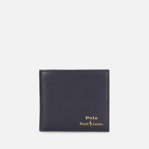 Polo Ralph Lauren Men's Smooth Leather Bifold Wallet - Aviator Navy