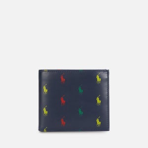 Polo Ralph Lauren Men's All Over Print Bifold Wallet - Navy/Multi