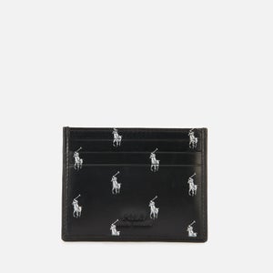 Polo Ralph Lauren Men's All Over Print Card Case - Black/White