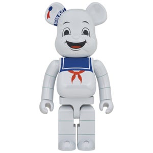 Medicom Ghostbusters 1000% Be@rbrick - Stay-Puft Marshmallow Man (White Chrome)