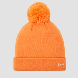 MP Bobble Hat - zimska kapa sa ćubom - boja breskve/bela
