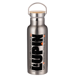 Lupin Multi Slogan Portable Insulated Water Bottle - Steel