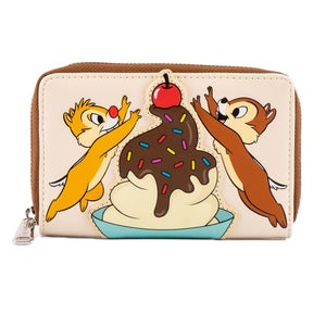Loungefly Disney Chip & Dale Cherry On Top Zip Around Wallet