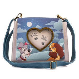 Loungefly Disney Lady And The Tramp Wet Cement Cross Body Bag