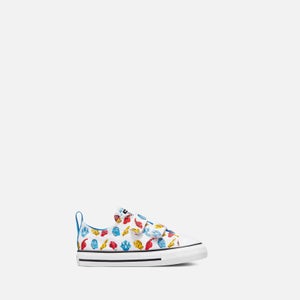 Converse Toddlers' Chuck Taylor All Star 2V Dino Daze Trainers - White/University Blue