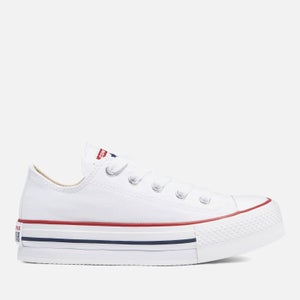 Converse Kids' Chuck Taylor All Star Eva Lift Ox Trainers - White