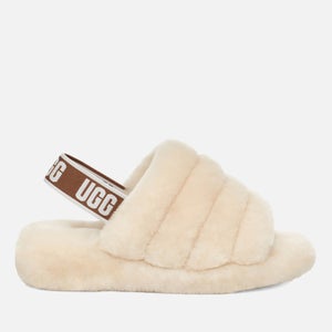 UGG Women's Fluff Yeah Slide Sheepskin Slippers - Natural