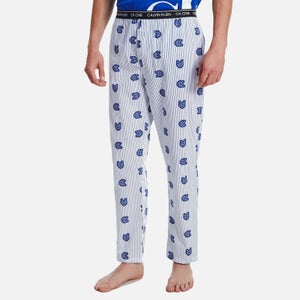 Calvin Klein Men's Sleep Pants - Logo Stripe Royalty