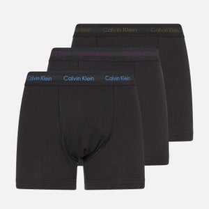 Calvin Klein Men's 3 Pack Trunk Boxers - Black