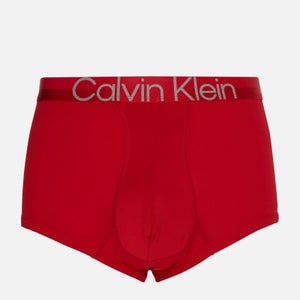 Calvin Klein Men's Low Rise Trunk Boxers -Rustic Red