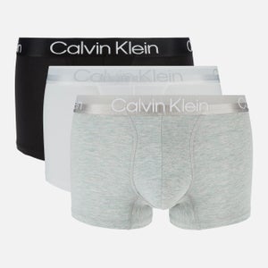 Calvin Klein Men's 3 Pack Trunks - White/Black/Grey Heather
