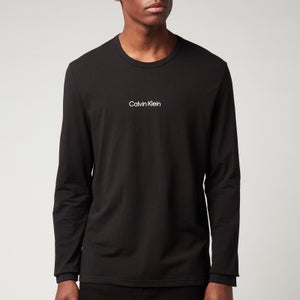Calvin Klein Men's Long Sleeve Crew Neck Top - Black