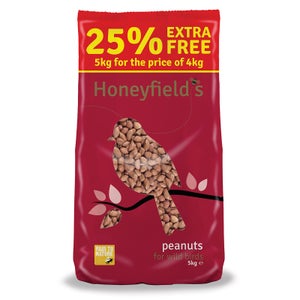 Honeyfields Peanuts for Wild Birds - 5kg