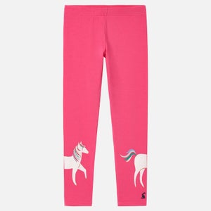Joules Girls' Emilia Luxe Leggings - Truly Pink