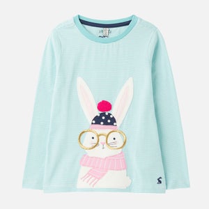 Joules Girls' Ava Rabbit Long Sleeved T-Shirt - Multi