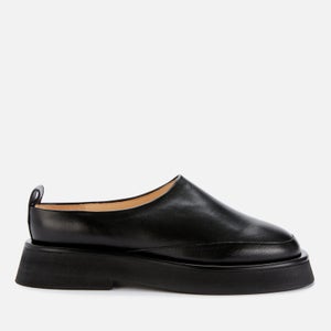 Wandler Women's Rosa Leather Loafers - Black