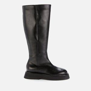 Wandler Women's Rosa Leather Knee High Boots - Black