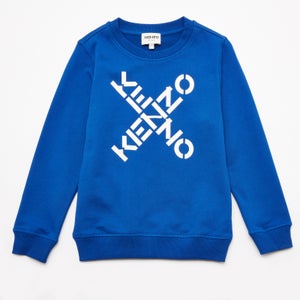 KENZO Boys' Logo Sweatshirt - Blue