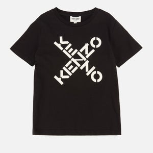 KENZO Boys' Logo T-Shirt - Black
