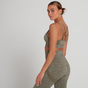 ​MP Damen Training Nahtloser Sport-BH in limitierter Auflage — Dunkel-Olive