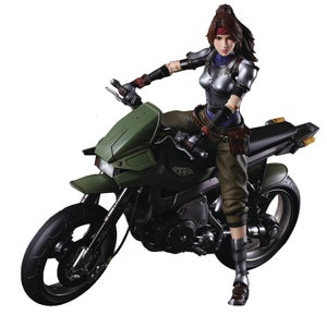 Square Enix Final Fantasy VII REMAKE Play Arts Kai Set - Jessie & Motorcycle
