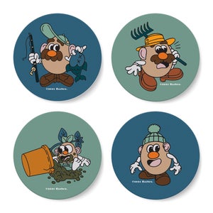 Mr. Potato Head Coaster Set