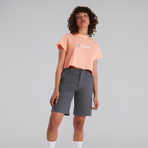 Women's Crop Short Sleeve Tee - Pink