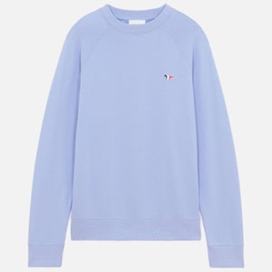 Maison Kitsuné Men's Tricolour Fox Patch Clean Sweatshirt - Provencal Blue
