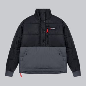 Unisex Selapass Insulated Half Zip Jacket - Black / Grey