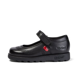 Infant Girls Fragma Pop Leather Black