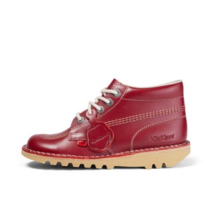 Adult Womens Kick Hi Leather Red