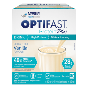 OPTIFAST Protein Plus Shakes - Vanilla - Box of 10